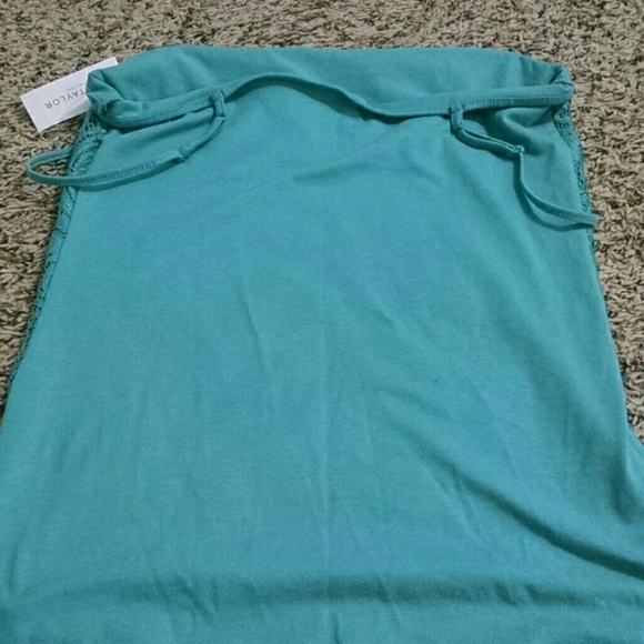 ANN TAYLOR seafoam cami NWT - Picture 3 of 4